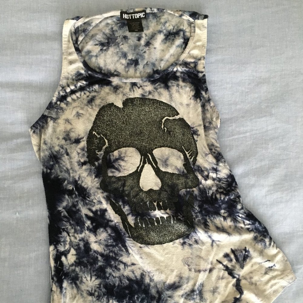 Skull Tank Top-HOT TOPIC